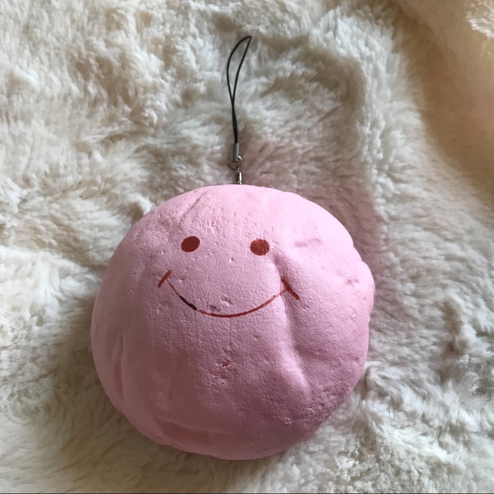 Large Pink Marshmallow Bun Squishy
